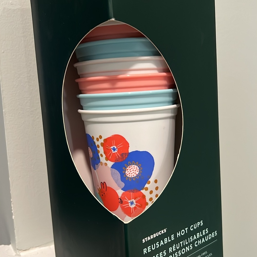 🐰🥙Starbucks 🌺🐥🐰Hot Cups Spring Edition - NWT/NI